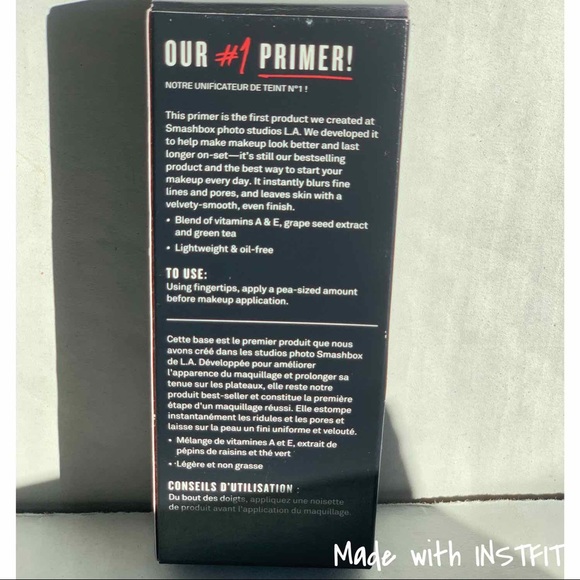SMASHBOX PHOTO FINISH PRIMER -OIL FREE-FULL SIZE- NIB - Picture 3 of 3